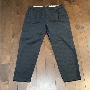 Abercrombie & Fitch Dark Gray Pinstripe Pants